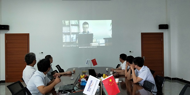 热烈欢迎山东荣信集团领导莅临利来老牌国际官网app总部洽谈合作